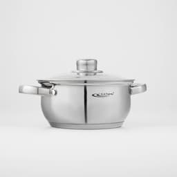 Набор кастрюль «Гретта», 2 предмета: 2.2; 4.2 л, капсульное дно, индукция, нержавеющая сталь, AISI - 201