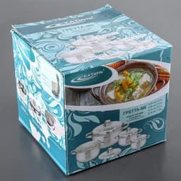 Набор кастрюль «Гретта», 4 предмета: 1.8 л, 2.5 л, 3.4 л, 4.5 л, капсульное дно, индукция, нержавеющая сталь, AISI - 201