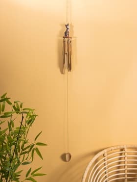 Музыка ветра «Кошечка», 44×8×8 см, бамбук