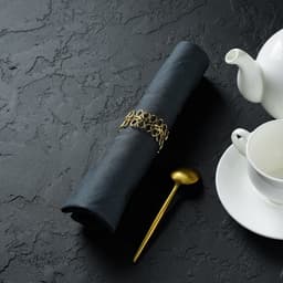 Кольцо для салфеток «Венок», 4.5×2 см, железо, золотистое