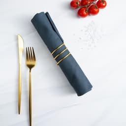 Кольцо для салфеток «Спираль», 4.5×4 см, железо, золотистое