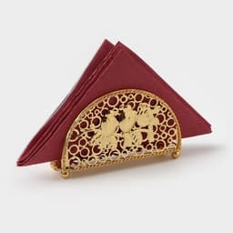 Салфетница декоративная «Птицы», 15×4×8.5 см, золотистая