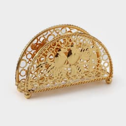 Салфетница декоративная «Птицы», 15×4×8.5 см, золотистая