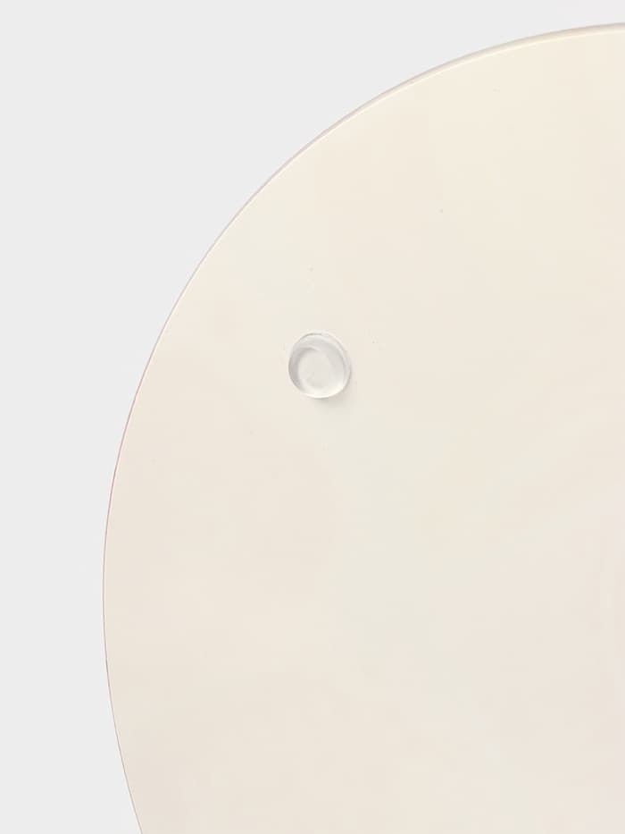 Этажерка-фруктовница круглая Доляна «Сладости», 2 яруса, d=25/20 см, стекло, розовая