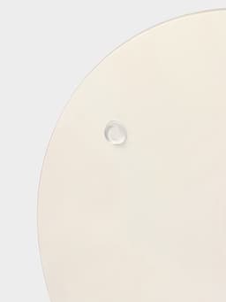 Этажерка-фруктовница круглая Доляна «Сладости», 2 яруса, d=25/20 см, стекло, розовая