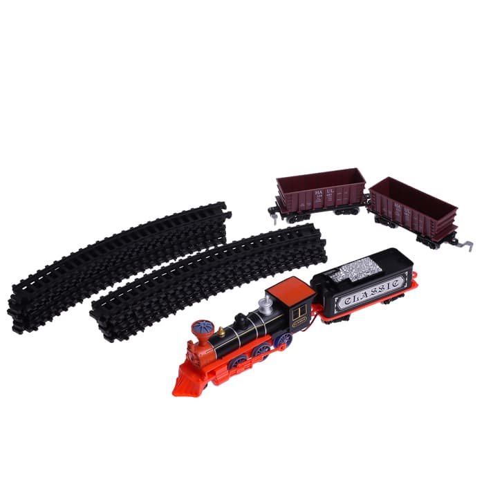 Железная дорога «Паровоз», со светозвуковыми эффектами, протяжённость пути 3.25 м, МИКС