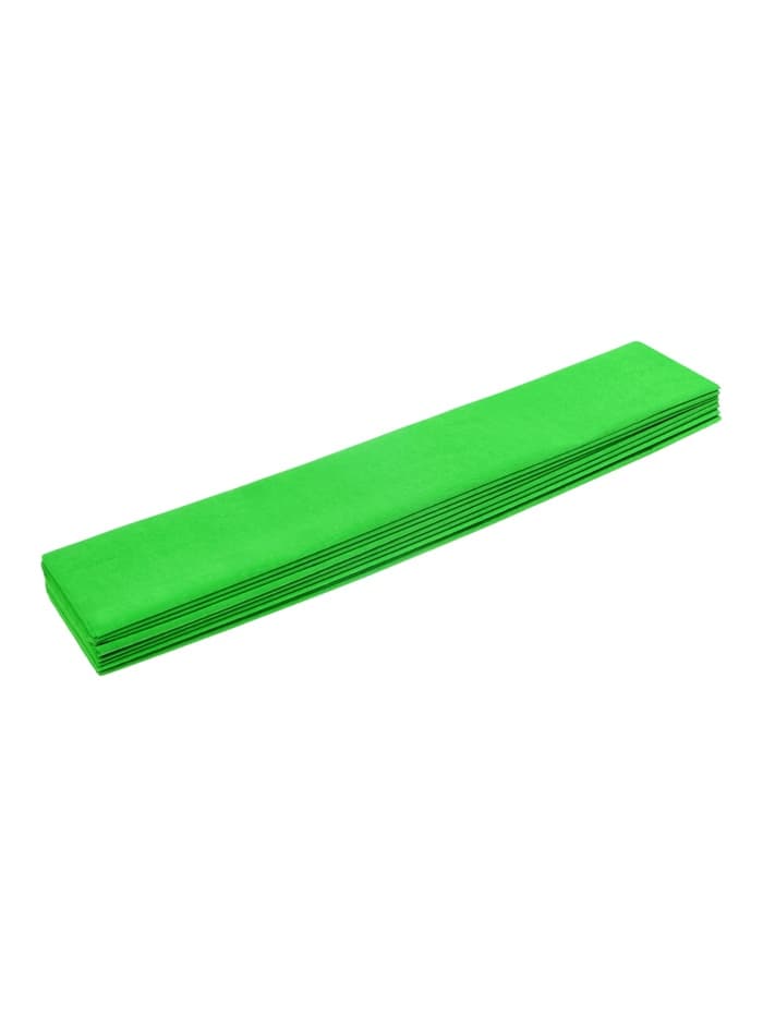 Бумага крепированная 50×200 см, в рулоне, 32 г/м², зелёная