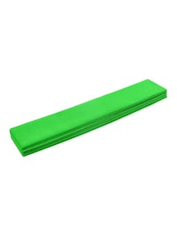 Бумага крепированная 50×200 см, в рулоне, 32 г/м², зелёная