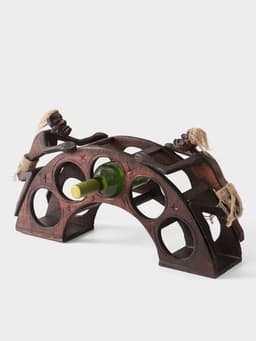 Подставка под бутылки «Аборигены на мосту», 32×60×15 см