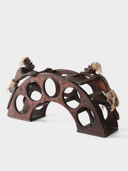 Подставка под бутылки «Аборигены на мосту», 32×60×15 см