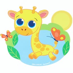 Табурет - подставка детская для ног «Жирафик», ступенька