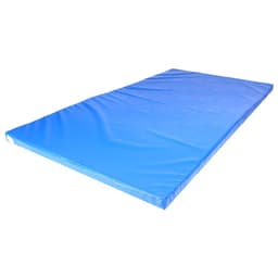 Мат, 200×100×5 см, цвет голубой