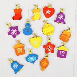 Развивающая игрушка Лесная мастерская «Ёлочка» нарядная 15×20 см
