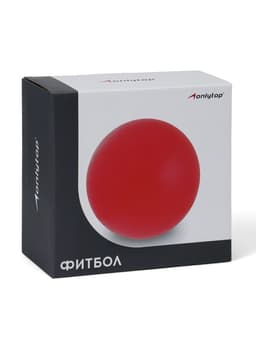 Фитбол ONLYTOP, d=85 см, 1400 г, антивзрыв, цвет фиолетовый