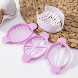 Яйцерезка - овощерезка Доляна «Филти», 3 насадки, 33.5×7×3 см, пластик, МИКС