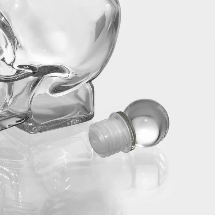 Штоф «Череп. Хэллоуин», 400 мл, стекло, прозрачный