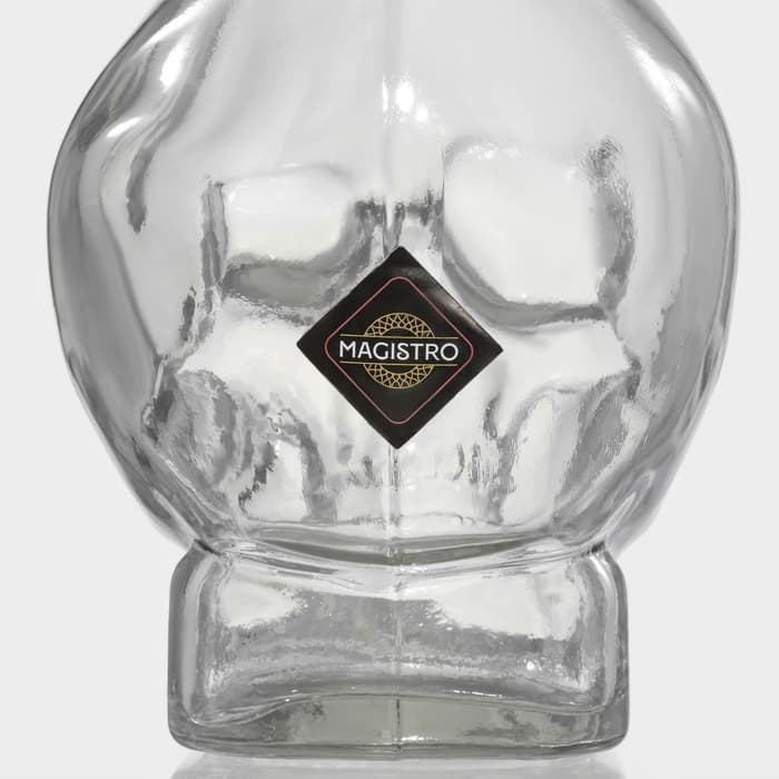 Штоф «Череп. Хэллоуин», 400 мл, стекло, прозрачный