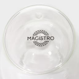 Стакан Magistro «Поль. Дуо», 350 мл, 7.3×15 см, с двойными стенками, стекло, прозрачный