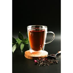 Кружка с двойными стенками Magistro «Дуо», 280 мл, стекло, прозрачная