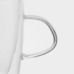 Кружка с двойными стенками Magistro «Дуо», 280 мл, стекло, прозрачная