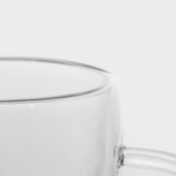 Кружка с двойными стенками Magistro «Дуо», 280 мл, стекло, прозрачная