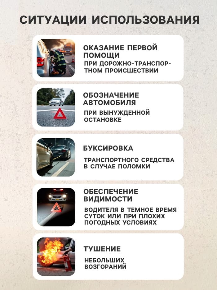 Набор автомобилиста «Стандарт» Престиж №4, 6 предметов