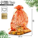 Мешочек подарочный органза «Новогодние игрушки», 20×30 см ± 1.5 см