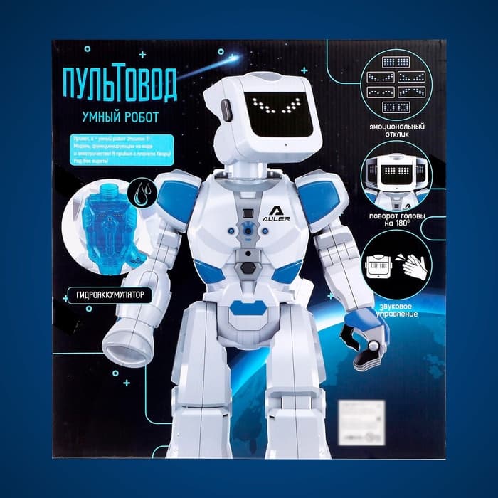 Робот радиоуправляемый, интерактивный «Эпсилон-ТИ», световые и звуковые эффекты, ходит, функция гидроаккумулятора