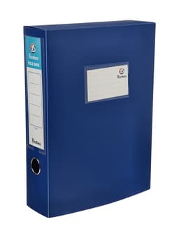 Короб архивный на кнопке А4 Calligrata, 70 мм, 800 мкм, разборный, синий