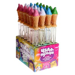 Мыльные пузыри Funny toys «Мороженка», 95 мл, цвет МИКС