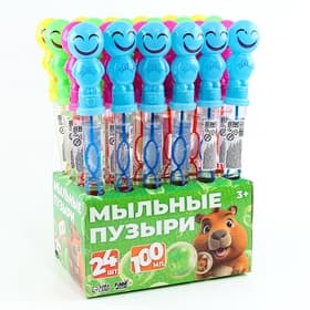 Мыльные пузыри Funny toys «Эмоции», цвет МИКС, 100 мл