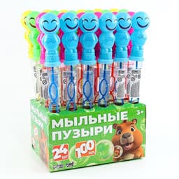 Мыльные пузыри Funny toys «Эмоции», цвет МИКС, 100 мл