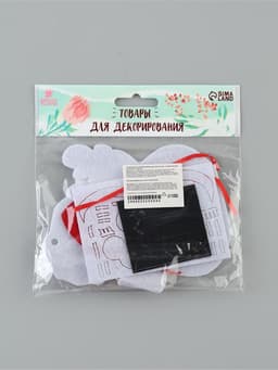 Ёлочная игрушка из фетра «Снеговик в шапочке», набор для творчества, своими руками