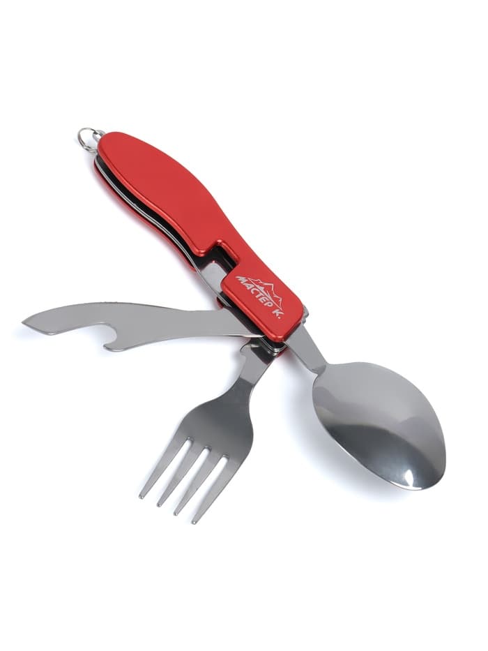 Набор туриста 3в1: вилка, ложка, нож с открывалкой