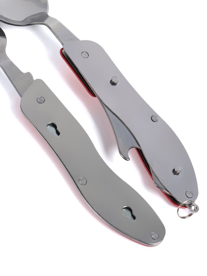 Набор туриста 3в1: вилка, ложка, нож с открывалкой