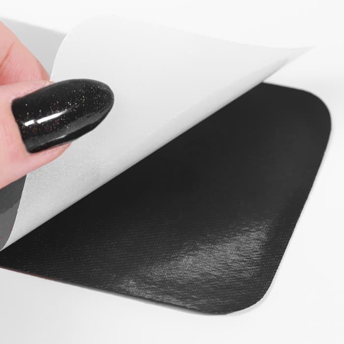 Заплатки для одежды, 10×7.5 см, клеевые, пара, цвет чёрный