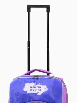 Чемодан детский 34 л (XS) Sacvoyage, отдел на молнии, с расширением, сиреневый