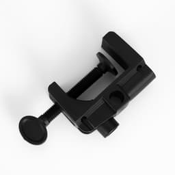 Лампа настольная на шарнире 800 «Крус, чёрная» E27 40W RISALUX