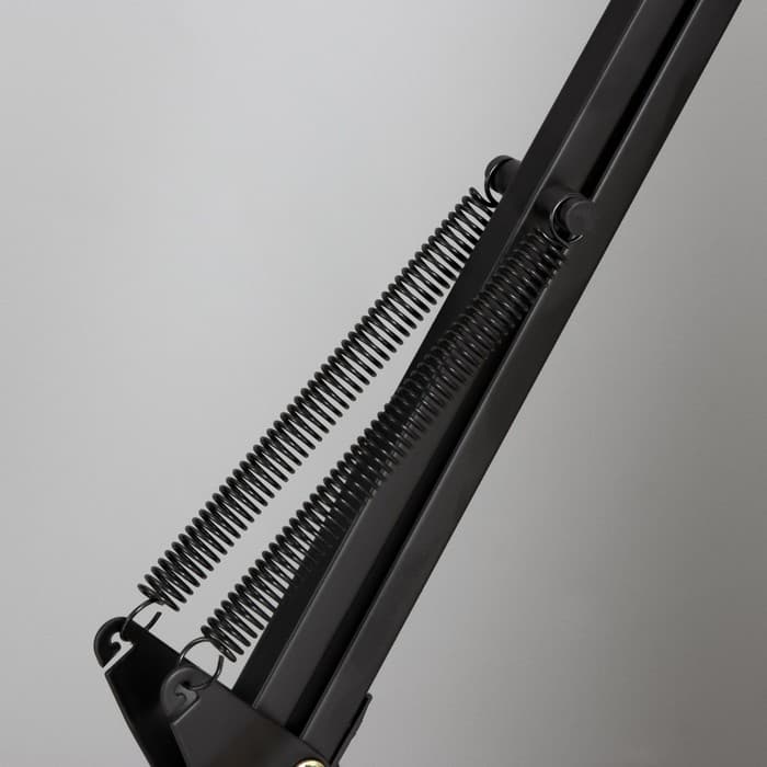 Лампа настольная на шарнире 800 «Крус, чёрная» E27 40W RISALUX