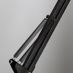 Лампа настольная на шарнире 800 «Крус, чёрная» E27 40W RISALUX