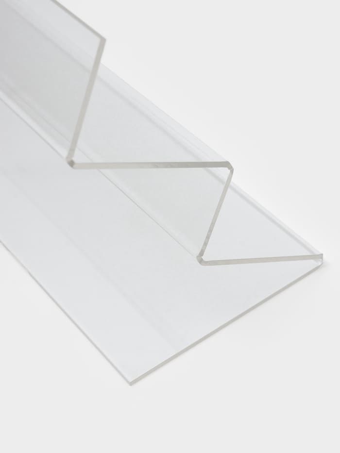 Подставка горка 2 ступеньки, наклонная 25×12.5×8.5 см, оргстекло 2 мм