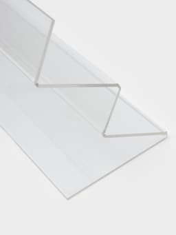 Подставка горка 2 ступеньки, наклонная 25×12.5×8.5 см, оргстекло 2 мм