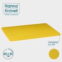 Доска профессиональная разделочная Hanna Knövell, 40×30×1.2 см, жёлтая