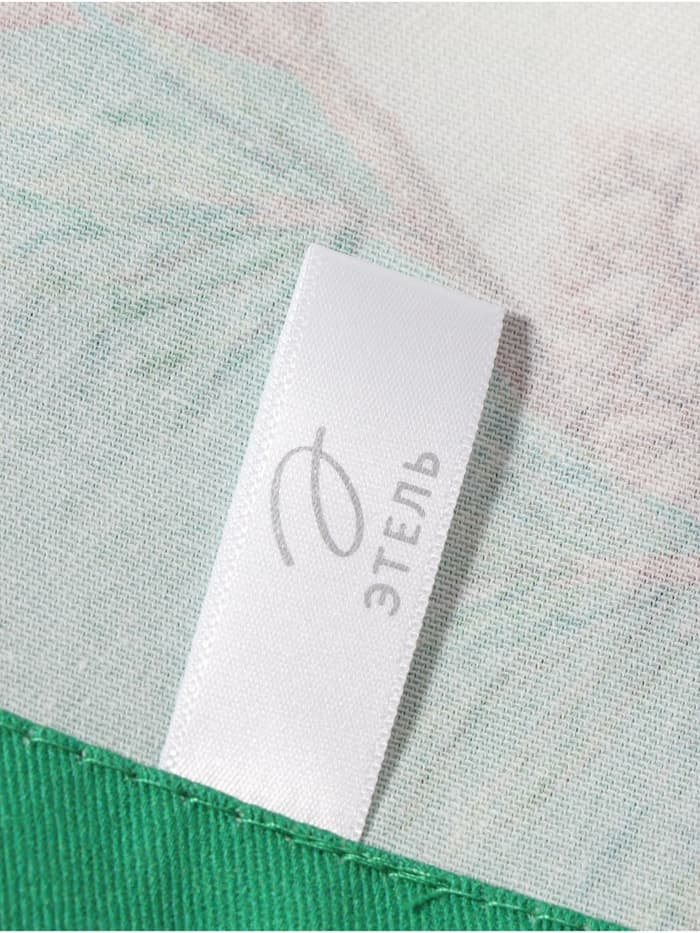 Дорожка новогодняя на стол «Этель. Новогодний лес» 40×147±3 см, 100% хлопок, саржа 190 г/м², белая/зелёная