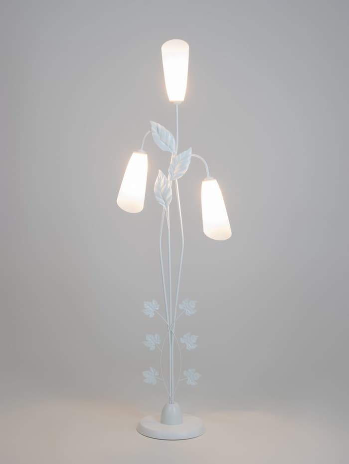 Торшер напольный BayerLux «Симпл», 3×40 Вт, E27, белый