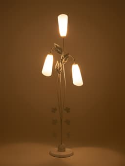 Торшер напольный BayerLux «Симпл», 3×40 Вт, E27, белый