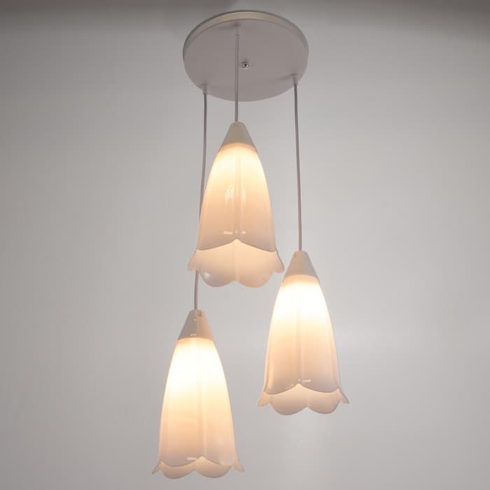 Светильник подвесной BayerLux «Симпл», 3×15 Вт E27, белый