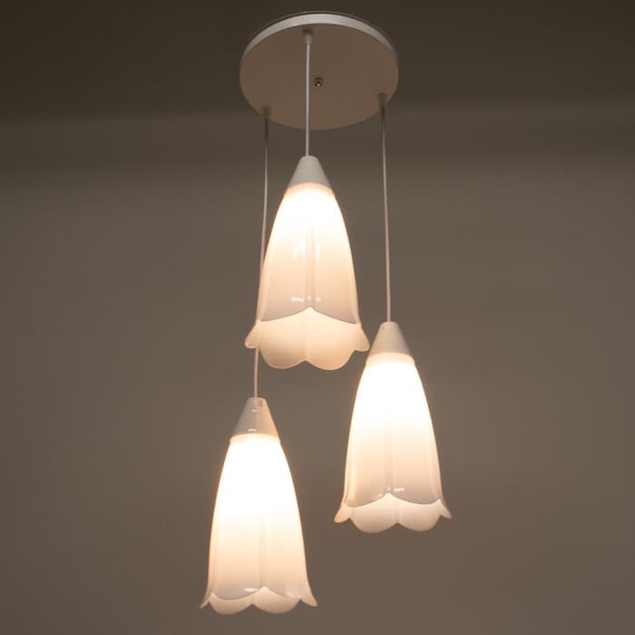 Светильник подвесной BayerLux «Симпл», 3×15 Вт E27, белый