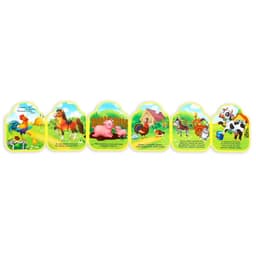 Мягкая книжка - гармошка EVA «Ферма», стихи, 12 стр.