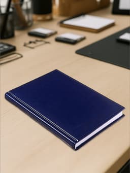 Ежедневник недатированный Calligrata. Nebraska, А5, 160 листов, твёрдый переплёт, кожзам, синий